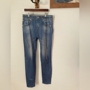 FREE ADD ON Leggings with denim print